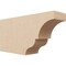 Ekena Millwork 4in. W x 8in. H x 16in. L Asheboro Woodgrain TimberThane Rafter Tail, Primed Tan RFTUR04X08X16ASHRCPR - alternate 1